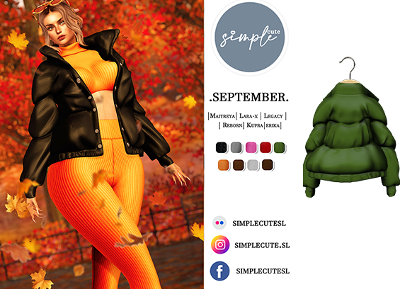 /simpleCUTE/  Sept [Jacket]  Olive  /ADD ME//