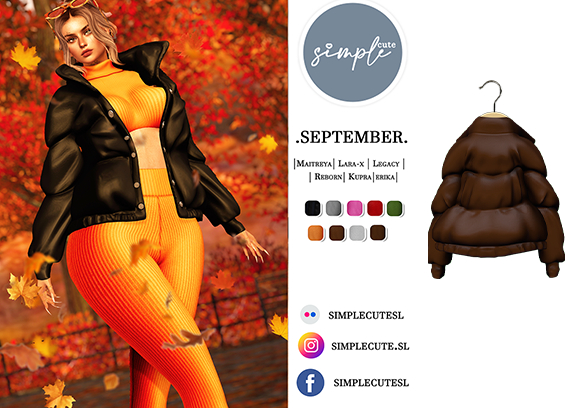 /simpleCUTE/  Sept [Jacket]  Brown  /ADD ME//