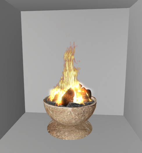 Asymmetrical Hand Carved Firepit