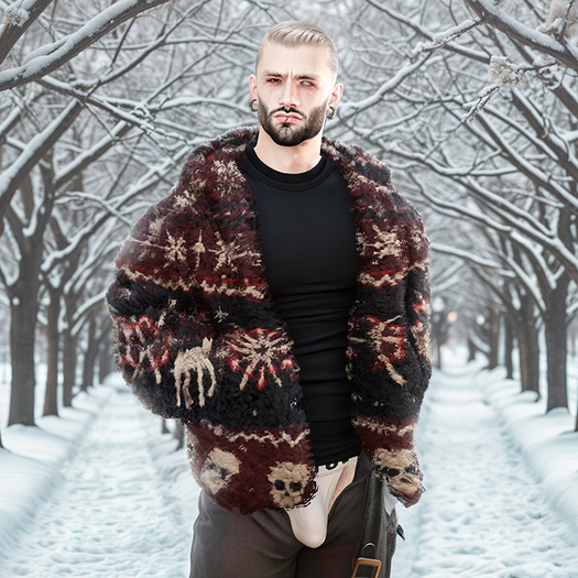 KORPOV:. Shearling Jacket  Christmas V4