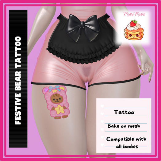 MM::Festive Bear tattoo