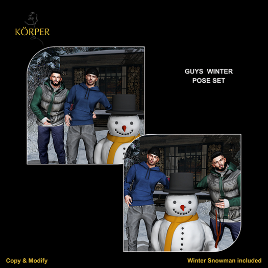 KORPER - GUYS WINTER POSE SET
