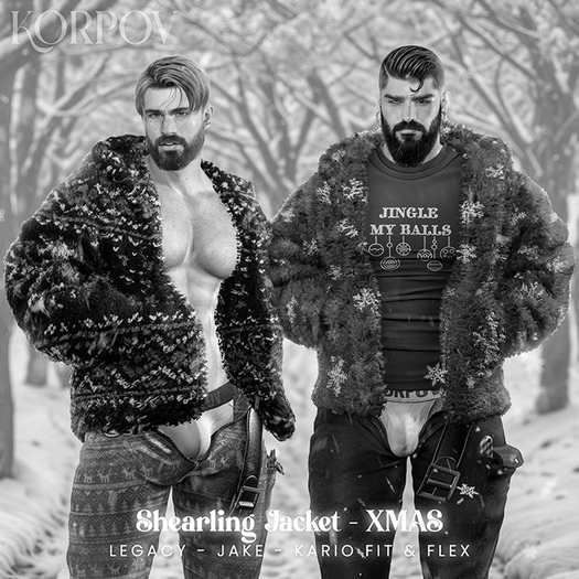 KORPOV:. Shearling Jacket  Xmas -  DEMO