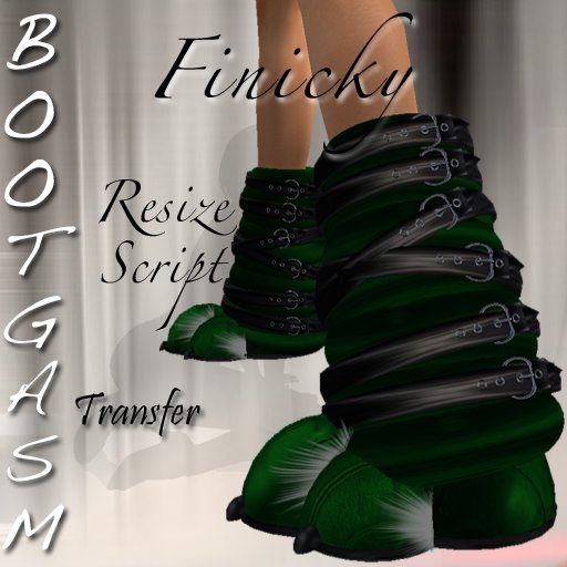 Bootgasm Neko Boots Finicky Green