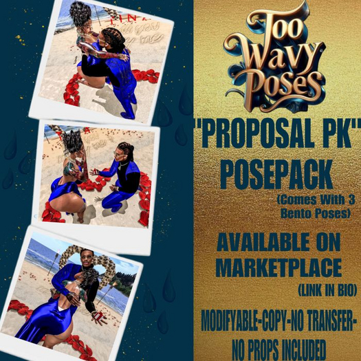 "PROPOSAL POSES" 3PK TWP