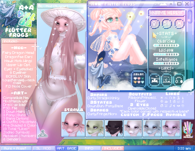 *-A+A-*  +Flutterfrogs - Strawberry+ | BOM Modkit
