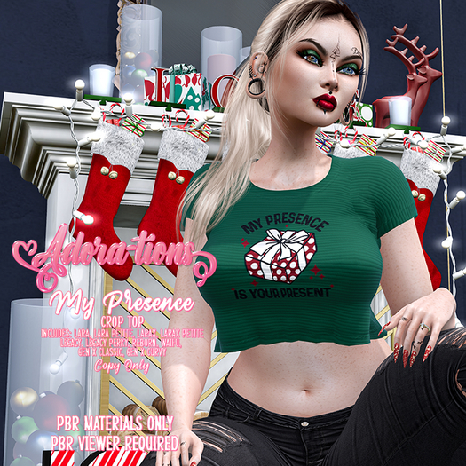 Adora-tions - My Presence Crop Top