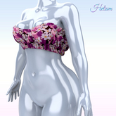 Magenta Floral Telia Top Reborn