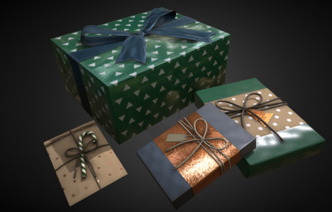 PRESENTS - GIFT BOX - FULL PERM