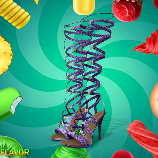 Purple Wrap Heels Legacy