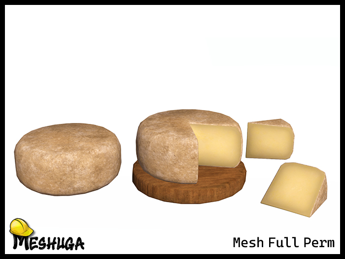 Meshuga E Rondo Second Life Marketplace - Meshuga Cheese Pack FULL PERM MESH