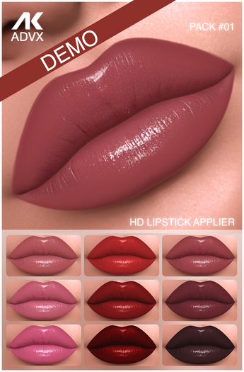 [AK ADVX] - Lipgloss #01 (HD Applier) DEMO