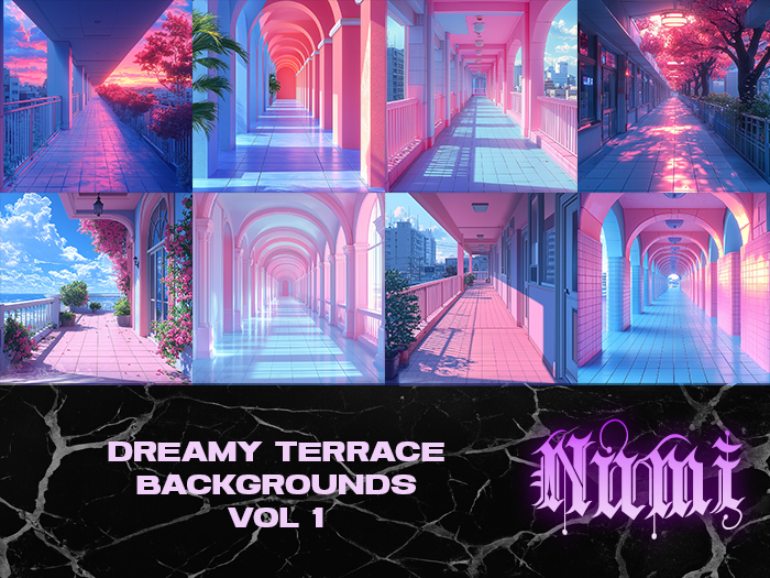 Dreamy Terrace Backgrounds VOL 1