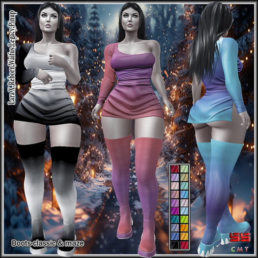 [SS] Viona Outfit Pack 2 DEMO [ 5 mesh size ]