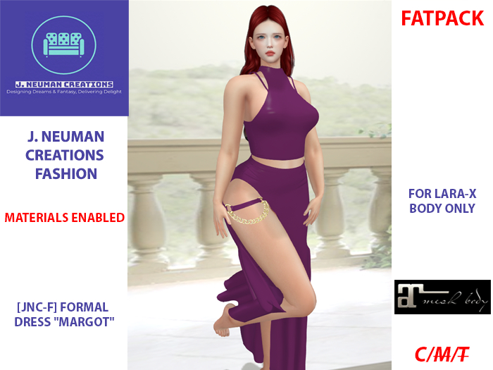 [JNC-F] FORMAL DRESS "MARGOT"-LARA-X FATPACK