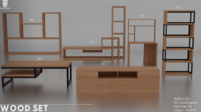[BR] WOOD SET - FULL MESH