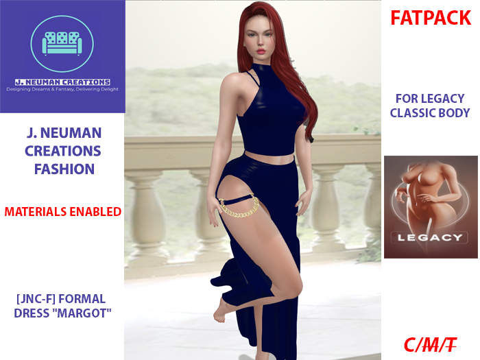 [JNC-F] FORMAL DRESS "MARGOT"-LEGACY AND LEGACY PERKY FATPACK