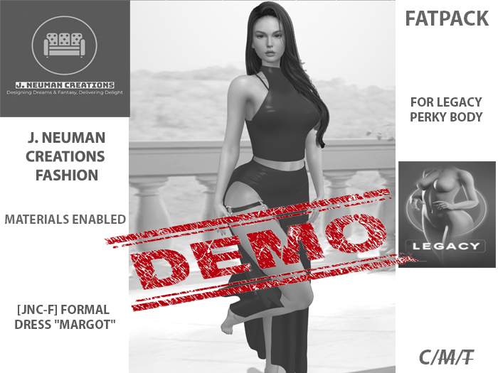 [JNC-F] FORMAL DRESS "MARGOT"-LEGACY AND LEGACY PERKY FATPACK-DEMO