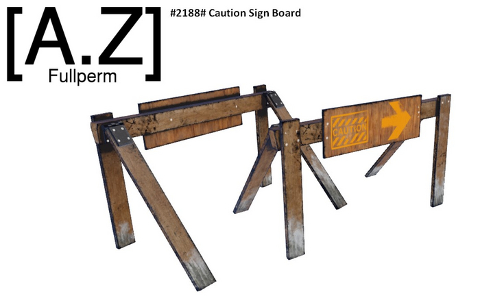#2188# Caution Sign Board #