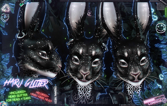 ✧AR✧ HARE // GLITTER