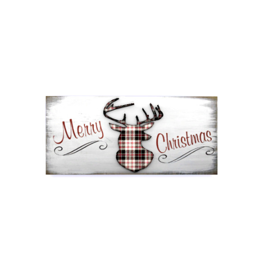 Merry Christmas Raindeer sign