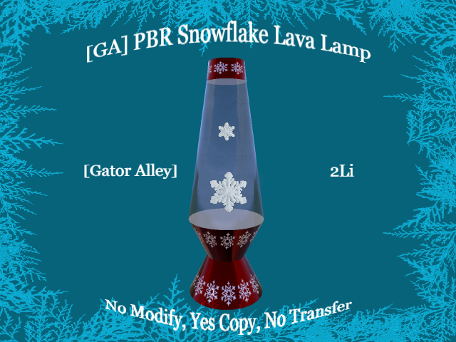 [GA] PBR Snowflake Lamp 2Li [B]
