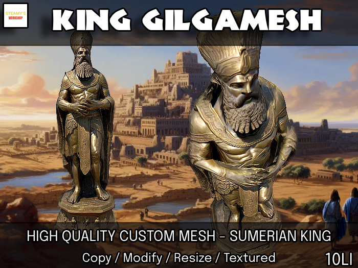 King Gilgamesh - Sumerian Statue