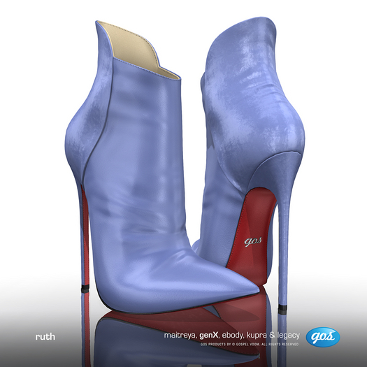 [Gos] Ruth Suede Booties - Persian Jewell