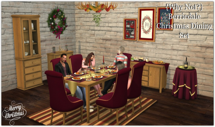 03{Why Not?} Berriedale Christmas Dining Chandelier RARE