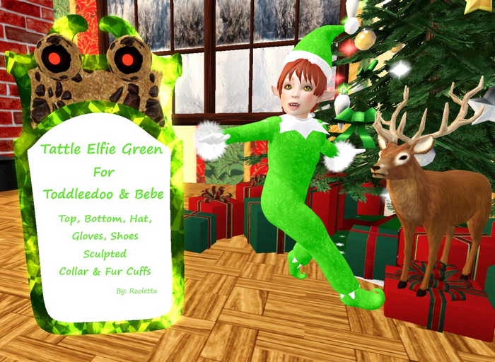 {HCM} Tattle Elfie Green{Boxed}