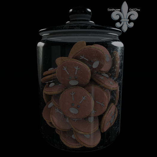 01. [IK] Christmas Cookies Collection - Reindeers Cookies - COM