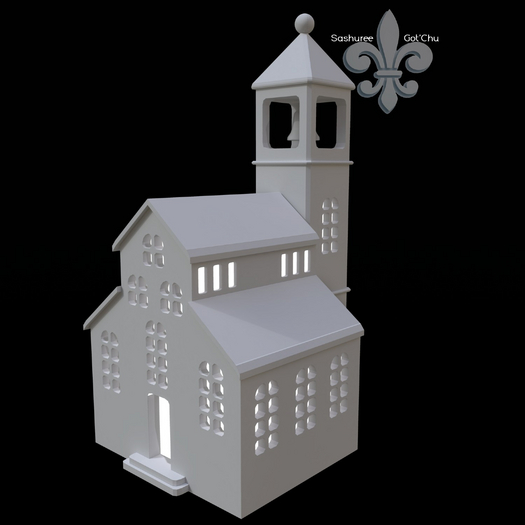 4. FINCA . Neutral Christmas Church box . RARE