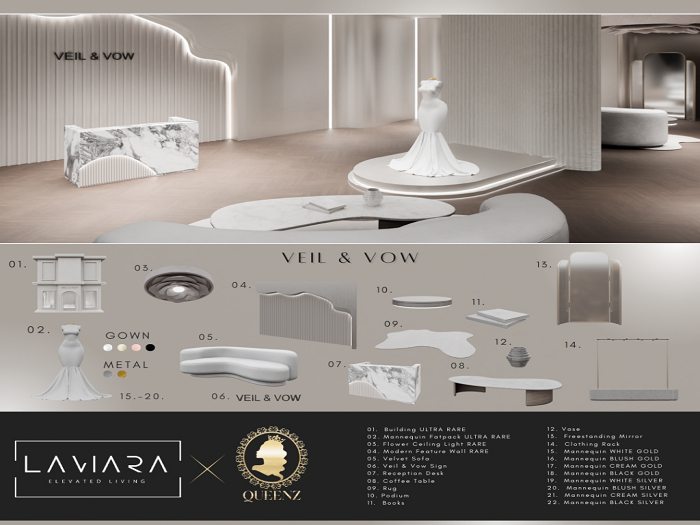 01. LAVIARA x QUEENZ: Veil & Vow Building ULTRA RARE