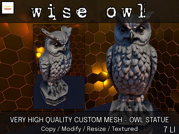 Wise Owl - Statue