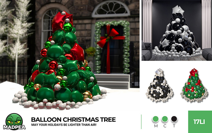 MadPea Balloon Christmas Tree