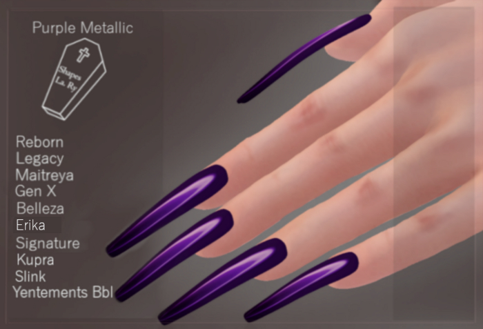 !Nails Purple Metallic-Fatpack-Lary