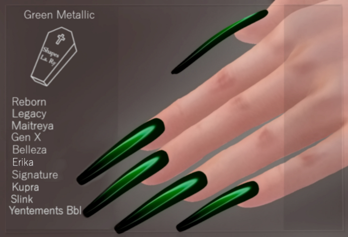 !Nails Green Metallic-Fatpack-Lary