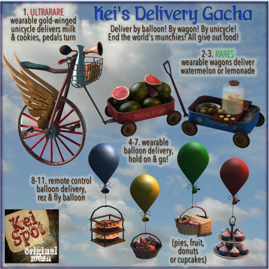 9. Kei's RC Balloon Delivery (fruit)  - Boxed