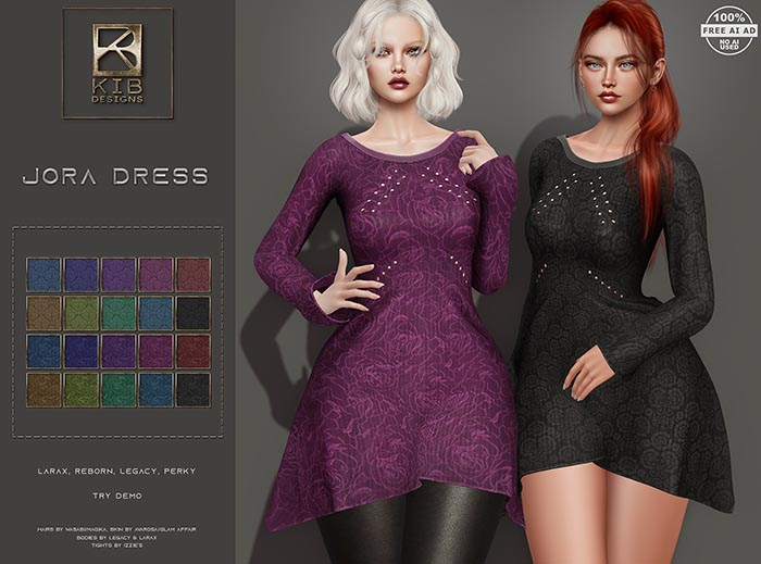 KiB Designs - Jora Dress [FATPACK]
