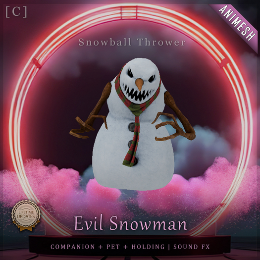 [C] Animesh Pet - Evil Snowman (Wear)