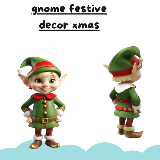 (AL) gnome festive