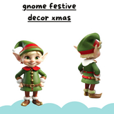 (AL) gnome festive