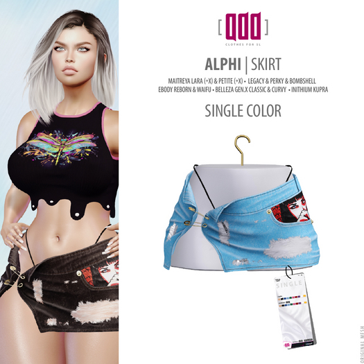 [ADD] Alphi Skirt - Jeans02