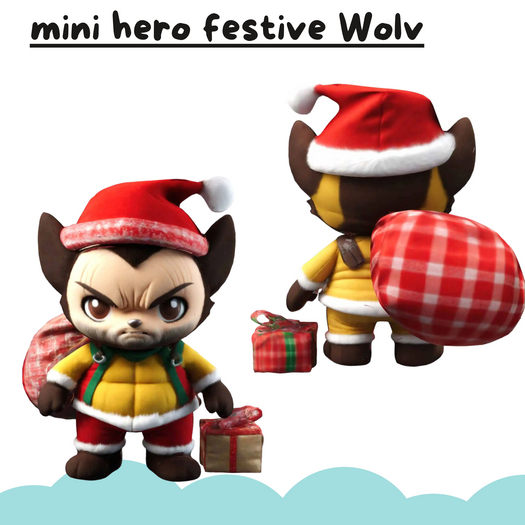 (AL) mini hero festive Wolv