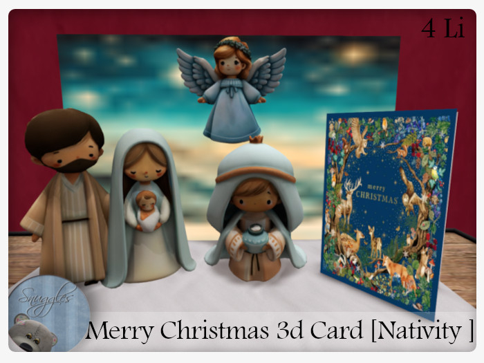Merry Christmas 3d Card [Nativity ]