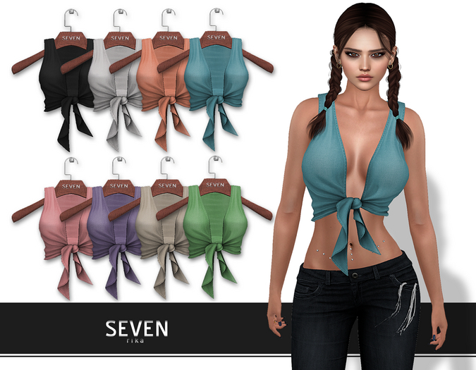 SEVEN - Rika Mesh Top (FatPack)