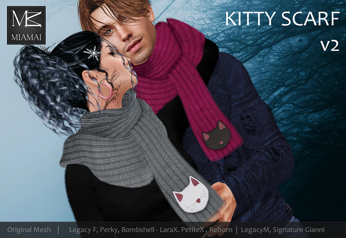 Miamai_KittyScarf V2_Pink