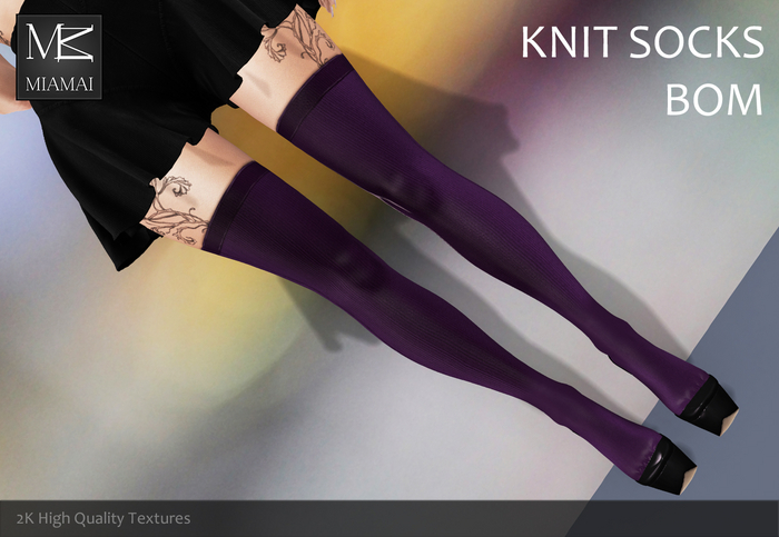 Miamai_Knit Socks BOM_Neutrals