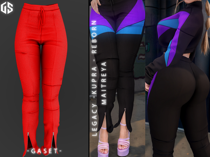 GASET - RED NATALY PANT