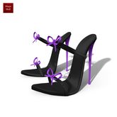 Black Purple Minji Heels Kupra